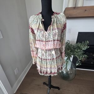 Floral Bohemian Blouse